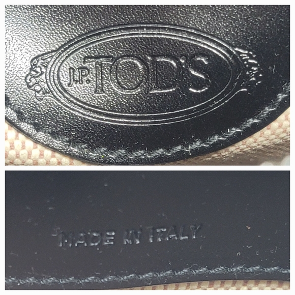 Tod\'s D Bag Black Leather Mini Tote Shoulder Hand Bag Authentic Vintage